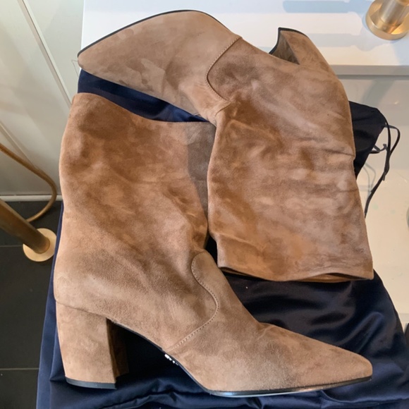 Prada 65 suede ankle boots EU 39.5 - Picture 7 of 10